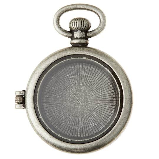 Found Objects&#x2122; Pocket Watch Frame Locket by Bead Landing&#x2122;